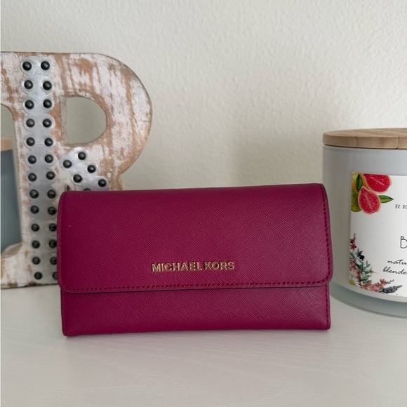 EUC Michael Kors Pink and Purple Satchel Bag *****Bundle****** - Picture 16 of 16